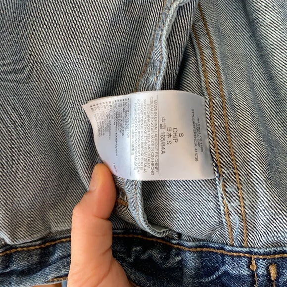 LAST CHANCE GAP Icon 1969 Vintage Denim Jacket S - Picture 8 of 13